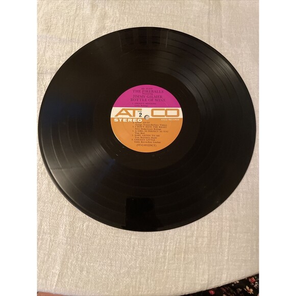The Fireballs w/Jimmy Gilmer Bottle of Wine 33RPM ATCO Records 1968 Stereo - Picture 12 of 16